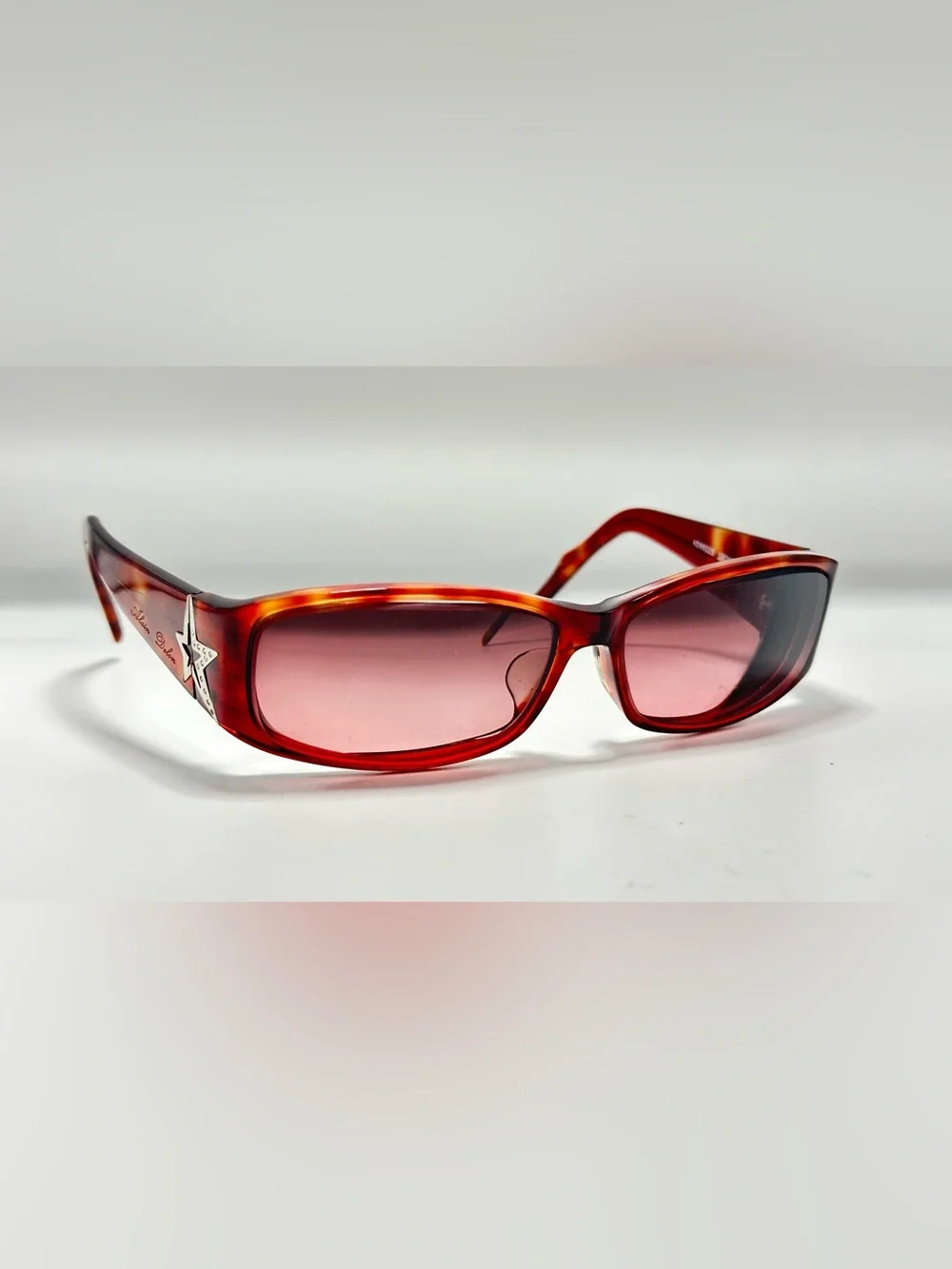 Alain Delon AD8822S Tortoise Oval Sunglasses Frames Only
